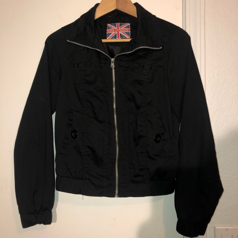 Black Bomber Jacket